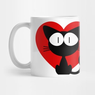 Big Eye Kitty Mug